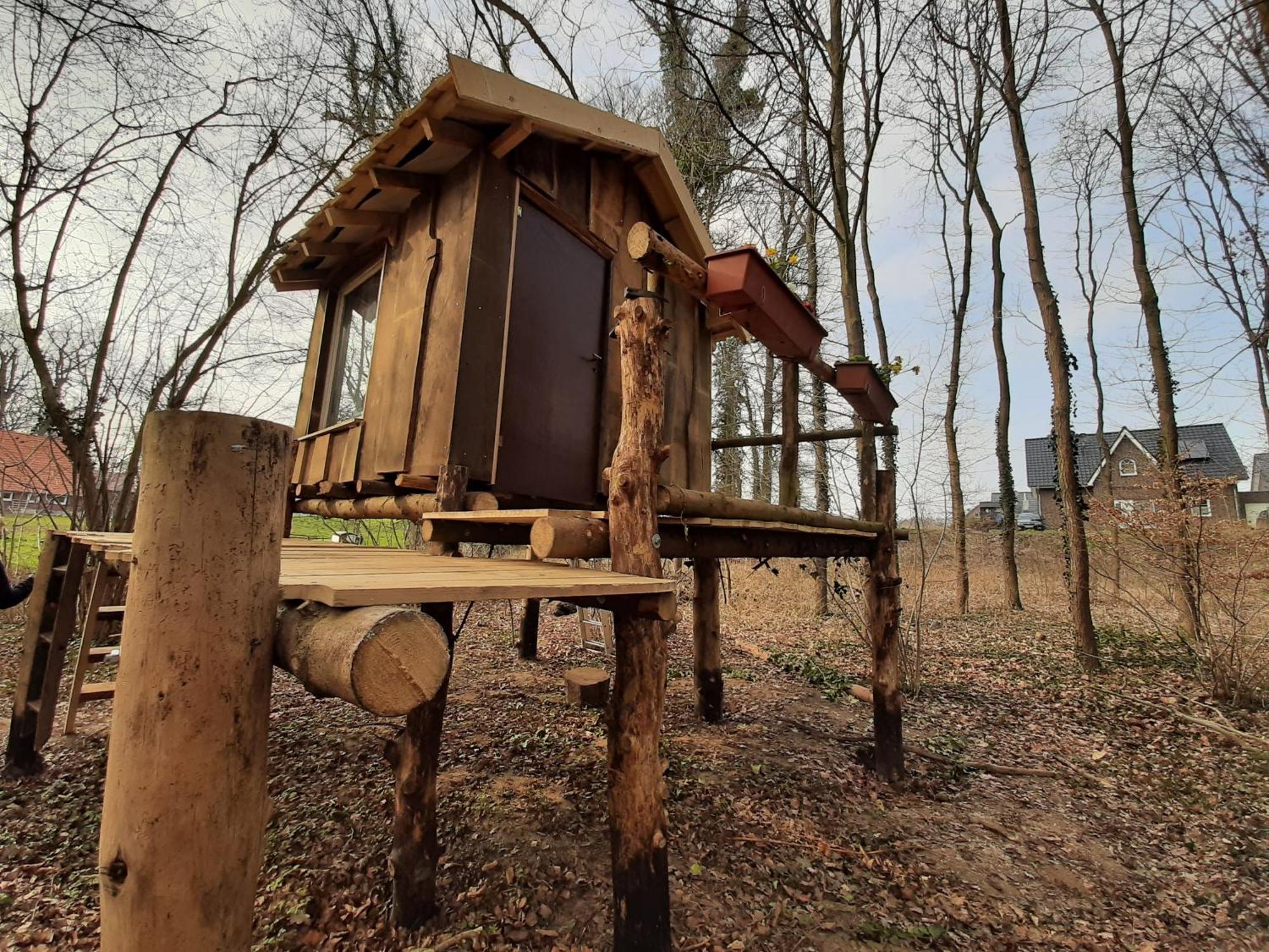 Baumhausnaechte Hotell Ladbergen Exteriör bild