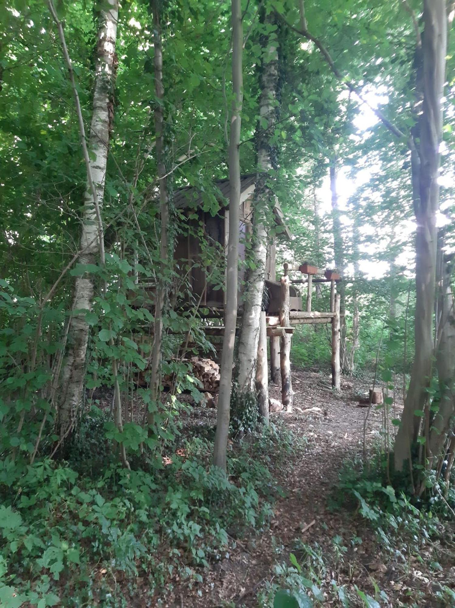 Baumhausnaechte Hotell Ladbergen Exteriör bild