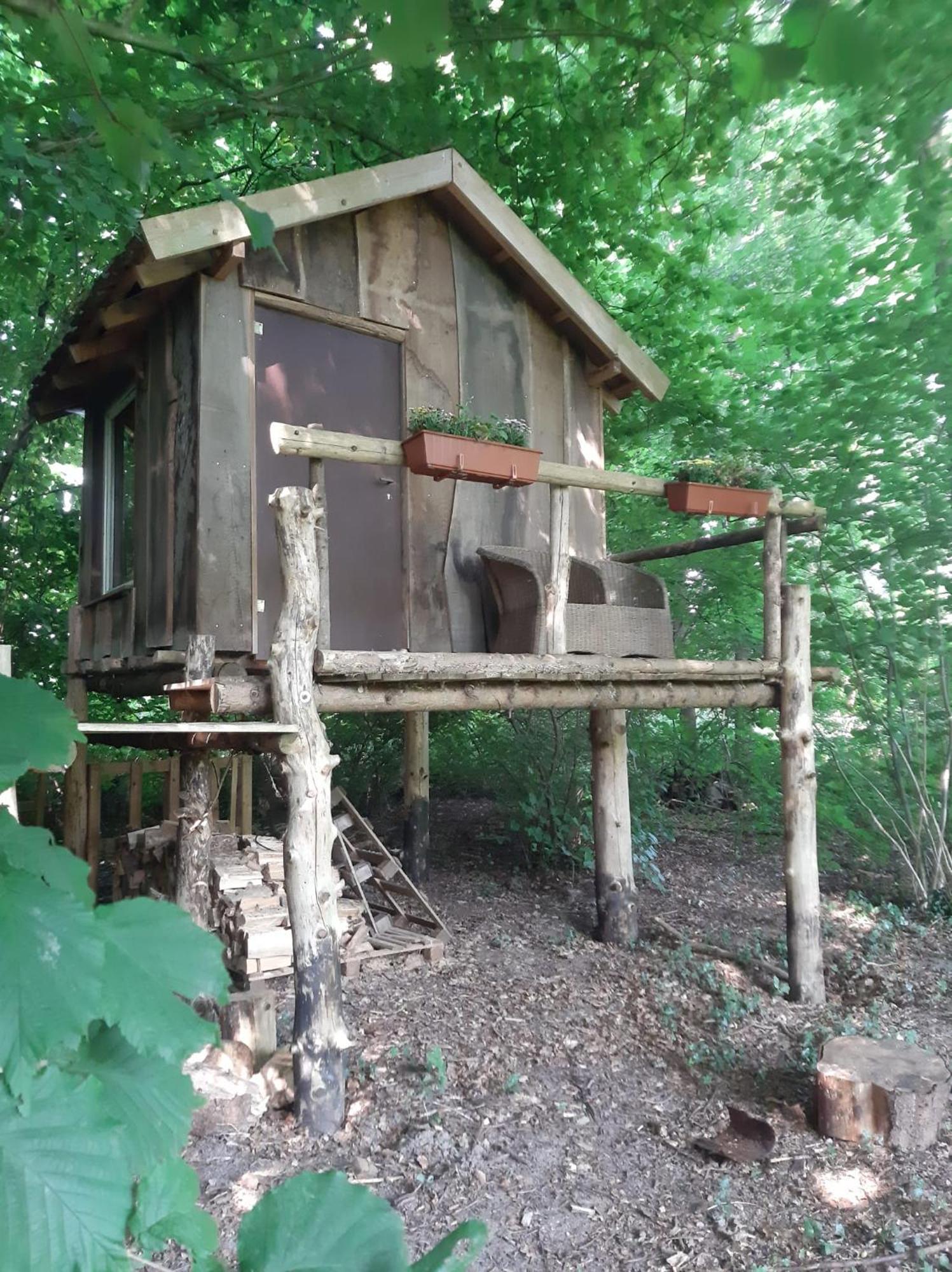 Baumhausnaechte Hotell Ladbergen Exteriör bild